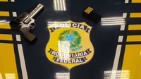 PRF apreende arma de fogo e munições em Açailândia (MA)