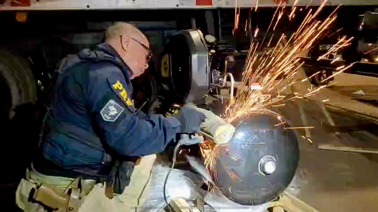 Apreensão de drogas na BR-135, em Miranda Norte (MA)