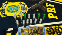 PRF prende homem com arma e grande quantidade de munições na BR-316, em Caxias (MA)