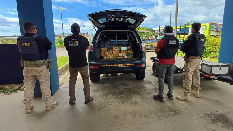 Apreensão de drogas na BR-135, em São Luís (MA)