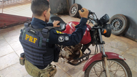 Motocicleta com registro de roubo é recuperada pela PRF em Porto Franco (MA)