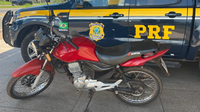 Motocicleta com registro de roubo em Itapecuru Mirim (MA) é recuperada pela PRF em Peritoró (MA)
