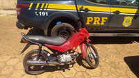 PRF recupera motocicleta com registro de furto durante fiscalização na  BR-010