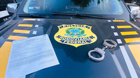 PRF cumpre mandado de prisão na BR-010, em Imperatriz (MA)