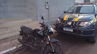 PRF recupera motocicleta furtada na BR-010, em Imperatriz (MA)