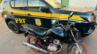 Motocicleta roubada é recuperada pela PRF em Peritoró (MA)