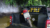 PRF recupera motocicleta adulterada em Nova Olinda (MA)