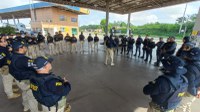 PRF, PMMA e DNIT realizam ação conjunta na BR-135 para remoção de ocupações irregulares e reforço da segurança viária
