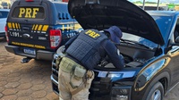PRF recupera automóvel roubado e flagra duas motocicletas adulteradas no Maranhão