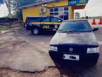 PRF apreende veículo adulterado na BR-316