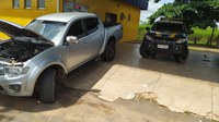 BR-010, Imperatriz: PRF apreende caminhonete com sinais identificadores adulterados