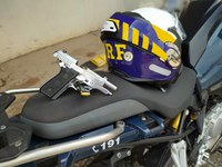 Homem armado tenta fugir de fiscalização e é preso pela PRF em São Luís/MA