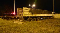 PRF apreende mais de 20m³ de madeira transportada ilegalmente na BR-010