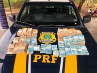 PRF apreende mais de meio milhão de reais na BR-316