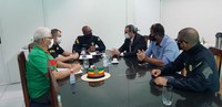 Superintendente da PRF recebe secretário municipal de Segurança com Cidadania