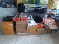 Mercadoria transportada sem nota fiscal é apreendida pela PRF na BR-010