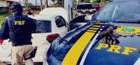 PRF apreende arma de fogo e veículo com ocorrência criminal no Maranhão