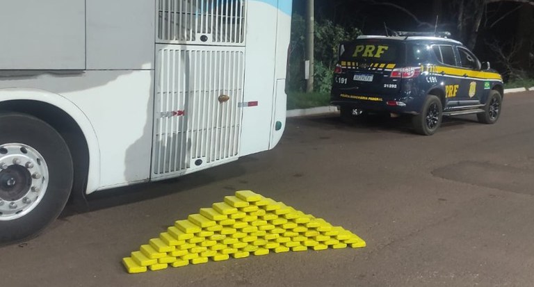82 Kg de cocaína são apreendidos em Terenos (MS)