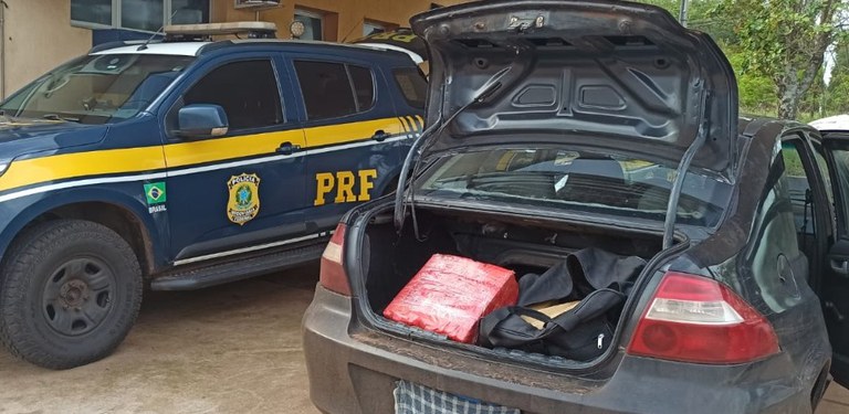 PRF apreende 50 Kg de maconha em Três Lagoas (MS)