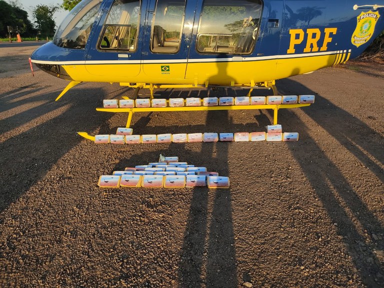 PRF apreende 51,3 Kg de cocaína em Ivinhema (MS)