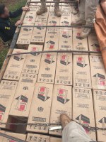 PRF apreende 600 mil maços de cigarros contrabandeados em Rio Brilhante (MS)