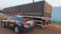 PRF apreende reboque adulterado em Rio Brilhante (MS)
