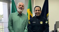Superintendente da PRF/MS recebe visita do superintendente regional do Ministério da Saúde