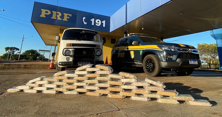 PRF apreende 52 Kg de cocaína em Campo Grande (MS)