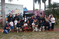Policiais Contra o Câncer Infantil: entrega das fraldas e dia de recreação encerram campanha no MS