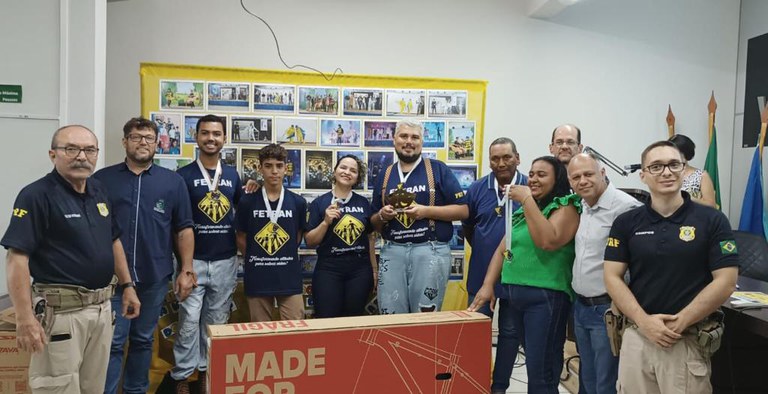 GETRAN da PRF/MS realiza entrega da premiação do 12º FETRAN em Paraiso das Águas (MS)