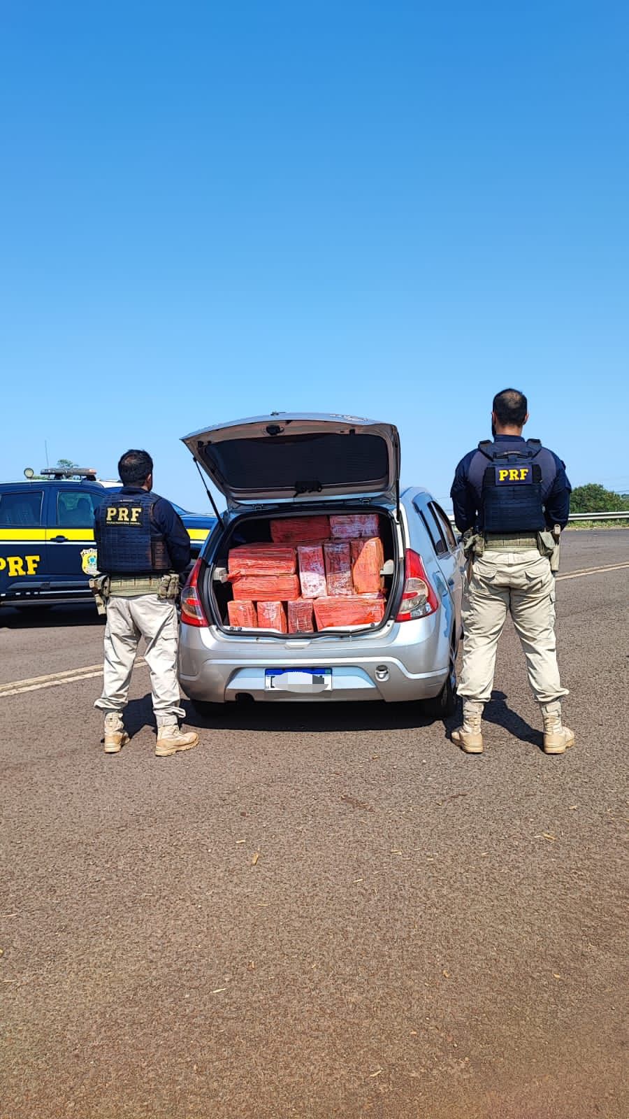 PRF apreende 786,8 kg de maconha em Campo Grande (MS)