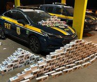 PRF apreende 6.780 maços de cigarros em Rio Verde de Mato Grosso (MS)