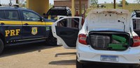 PRF apreende 760 Kg de maconha e skunk e recupera veículo em Bataguassu (MS)