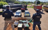 Em maior apreensão do ano, PRF e PM apreendem 12 toneladas de maconha em Jardim (MS)