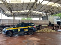 PRF apreende 166 Kg de cocaína em Miranda (MS)