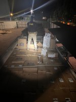 PRF apreende 250 mil maços de cigarros e 150 Kg de agrotóxicos em Coxim (MS)