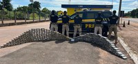 PRF apreende 274 Kg de cocaína em Coxim (MS)