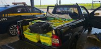 PRF apreende 578 Kg de maconha e skunk em Itaquiraí (MS)