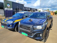 PRF apreende veículo adulterado em Aparecida do Taboado (MS)