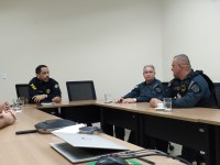 Superintendente da PRF/MS recebe visita do comandante do CPRv