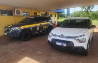 Em menos de 24h, PRF recupera veículo de locadora em Água Clara (MS)