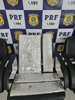 PRF apreende 3,2 Kg de cocaína em Corumbá (MS)