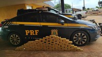 PRF apreende 82 Kg de cocaína em Ponta Porã (MS)