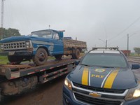 PRF recupera caminhonete em Nova Andradina (MS)
