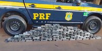 PRF apreende 105 Kg de cocaína em Ponta Porã (MS)