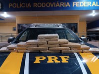 PRF apreende 8 Kg de cocaína em Miranda (MS)