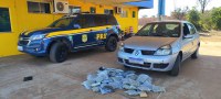 PRF apreende 37 kg  de drogas em em Água Clara (MS)