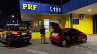 PRF apreende 486 Kg de maconha e recupera veículo na BR-163