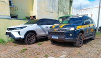 PRF recupera veículo de luxo em Miranda (MS)