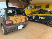 PRF apreende 420 Kg de maconha em Água Clara (MS)